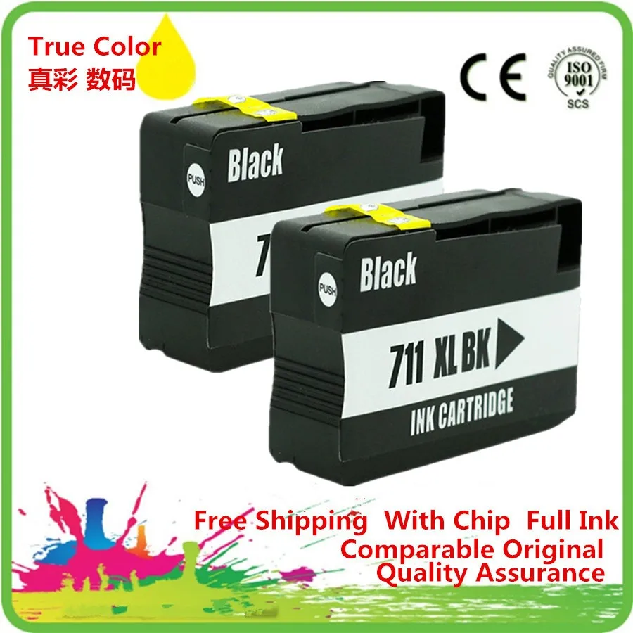

Сменные чернильные картриджи 711 XL 711XL для HP711 HP711XL Designjet T120 24/T120 610/T520 24/T520 36/T520 610
