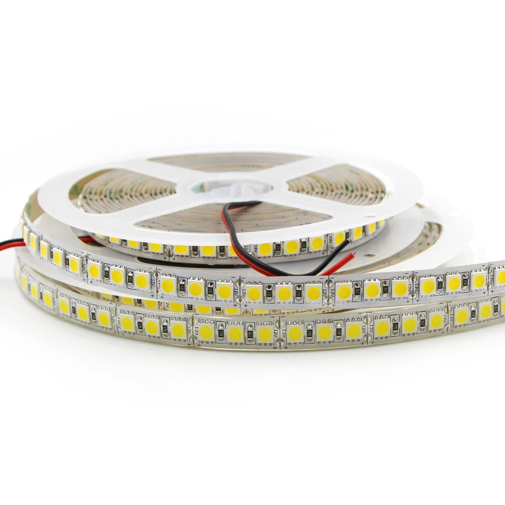 5 м RGB СВЕТОДИОДНАЯ лента SMD 5050 5054 120LED/M 12V гибкая лампа 1 M m бар свет