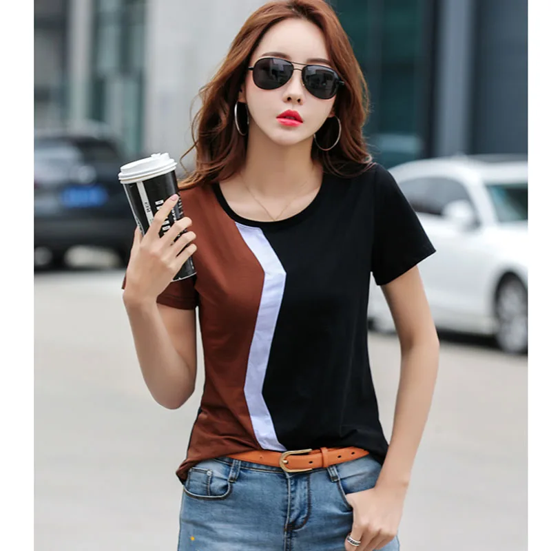 2019 Casual T Shirt Women Tshirt Plus Size T-Shirt Tops Summer Shirts Tee Femme | Женская одежда