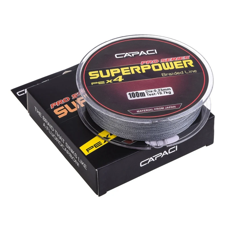 

4 Strands 100m Fishing Leader Line Super Strong Strength Braided Fishing Wire Multifilament PE Rope Fishing Tackle