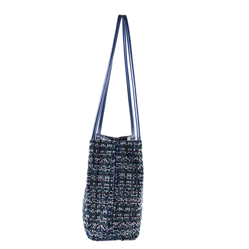 

2020 Autumn & Winter Women Shoulder Bag Ladies Vintage Plaid Handbag Totes Female Wool Cloth Shopping Bags Messenger Bag