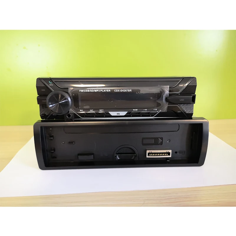 4*60 Вт Съемная 1 Din In dash AUX панель CDX D4267 BR 7 цветов подсветка Автомобильный MP3 плеер