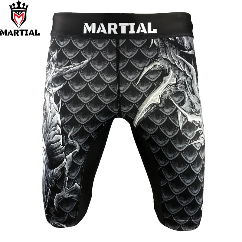 Боевой стиль: новое поступление компрессионные шорты с принтом для бега |