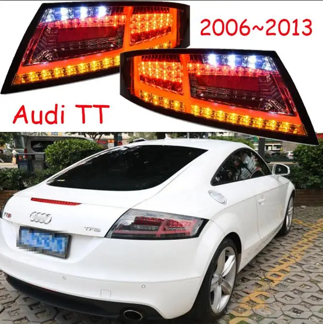 Red Один комплект 2 шт. автомобильный Стайлинг для 2006~ 2013 года TT задние фонари светодиодная сигнальная лампа TT задний фонарь DRL+ поворот+ тормоз+ обратный - Цвет: Red