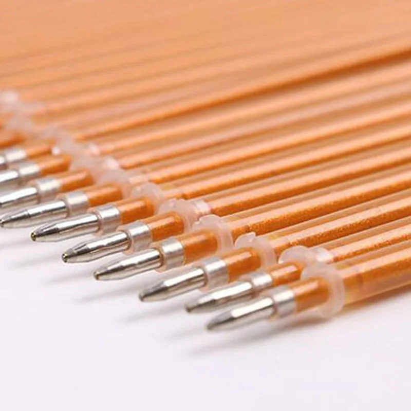 Милая гелевая ручка с золотыми чернилами 60 шт./лот сменная 0 4 мм оптовая продажа