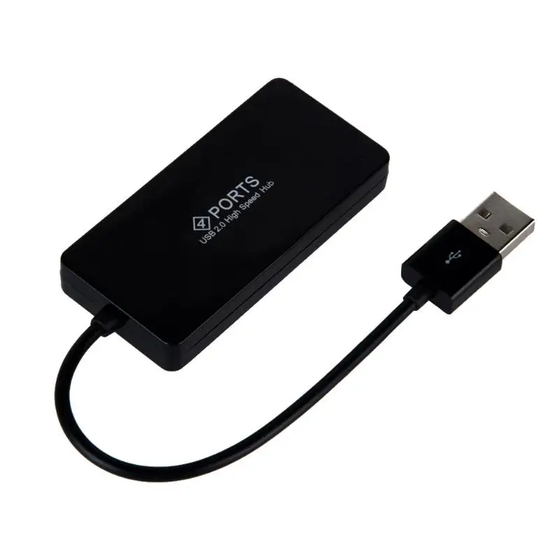 Высокоскоростной Разветвитель USB 2 0 4 порта мини-разветвитель для ПК ноутбука