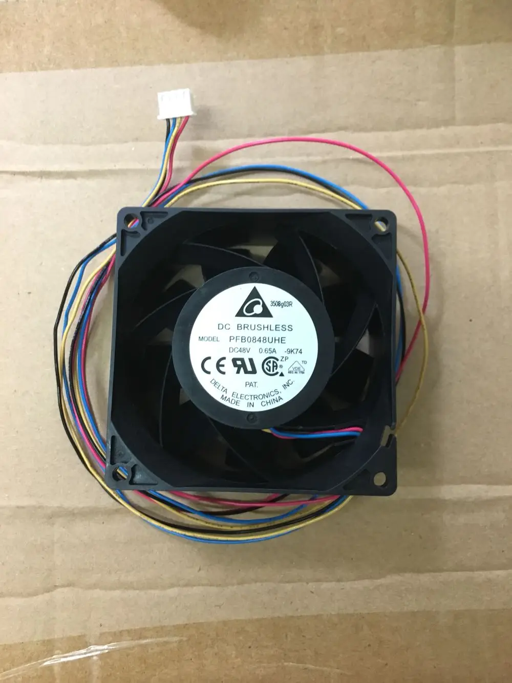 Совершенно новый вентилятор охлаждения DELTA PFB0848UHE 8 см 8038 48 в а pwm с высоким объемом