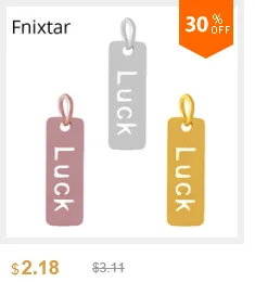 Fnixtar DIY ручной работы из нержавеющей стали мини Шарм Подвеска 12 мм полированный золотой цвет OM Sun Металлические Подвески для изготовления ювелирных изделий 5 шт./лот