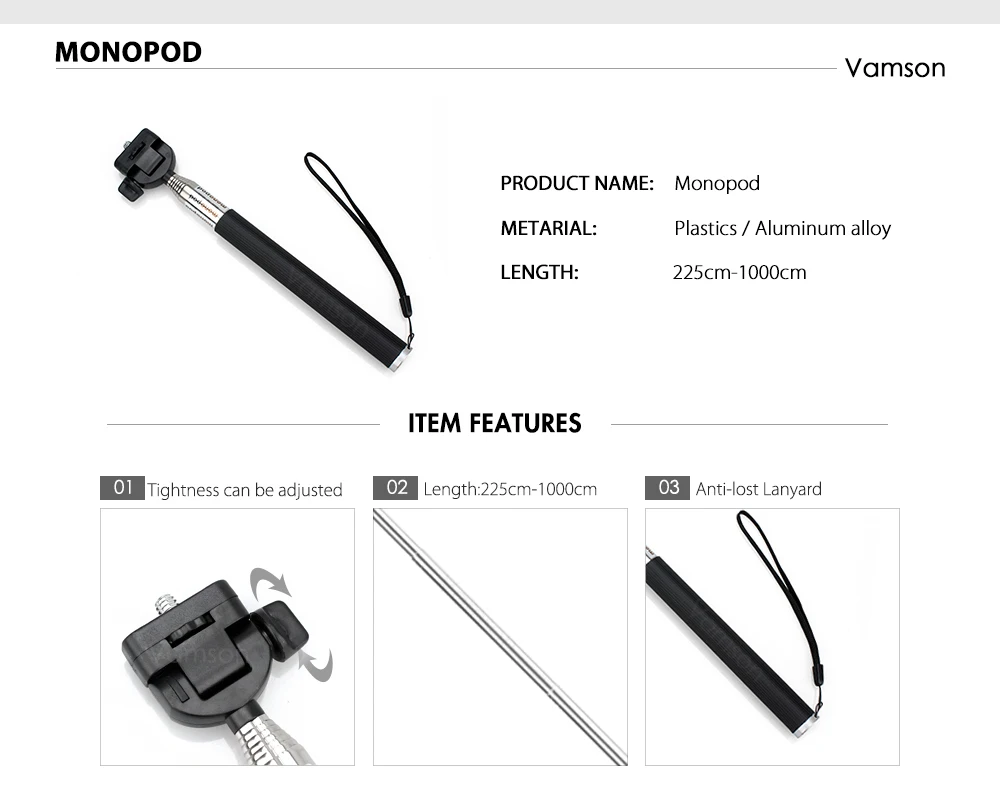 Vamson для Gopro Hero7 6 5 4 комплект аксессуаров для головы нагрудный ремень коробка адаптер крепление для Xiaomi YI для SJCAM для Eken камера VS149E