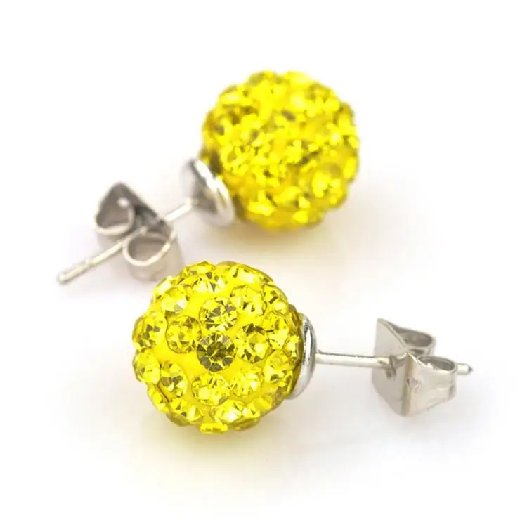 18 ning meng huang Pendientes женские серьги для женщин ювелирные изделия brincos серьги гвоздики orecchini модные oorbellen aretes Кристалл Стразы - Окраска металла: 18 ning meng huang