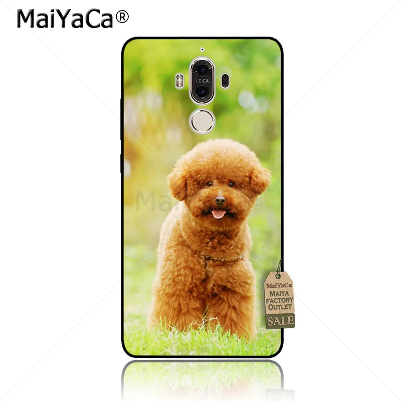 MaiYaCa игрушка пудл собака DIY Окрашенные красивые аксессуары для телефона чехол Huawei