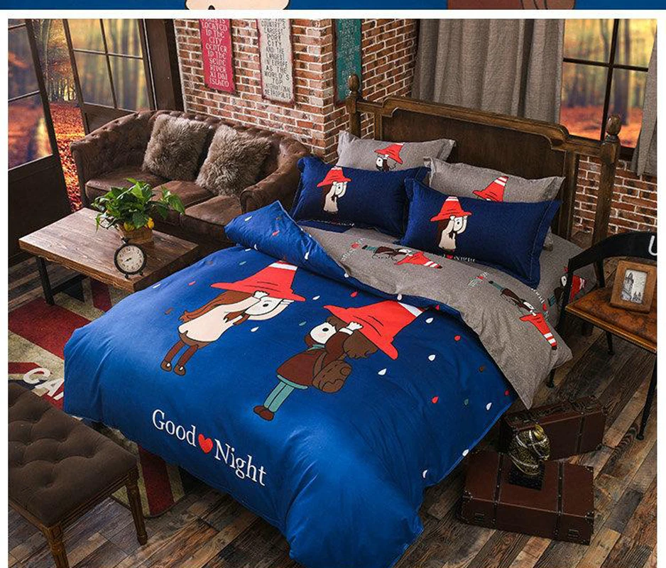 Пари Эйфелева пейзаж с башней 3D печатных постельных принадлежностей один Твин