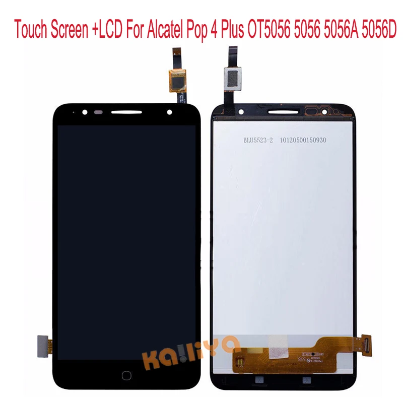 Новый Для Alcatel Pop 4 Plus OT5056 5056 5056A 5056D ЖК-дисплей + черный 5 &quotсенсорный экран