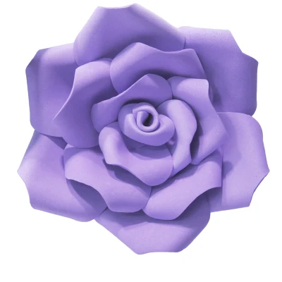 Lavender Цвет на заказ 15 шт./компл. гигантский Бумага пены с цветочным рисунком, большие Бумага цветок для Свадебная вечеринка фон с цветочной стеной и baackdrop Декор - Цвет: Lavender