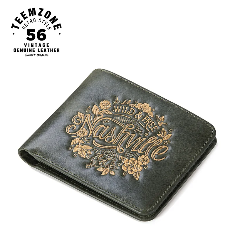 Женский кошелек из натуральной кожи teemzone двойной с милым Кроликом держатель для