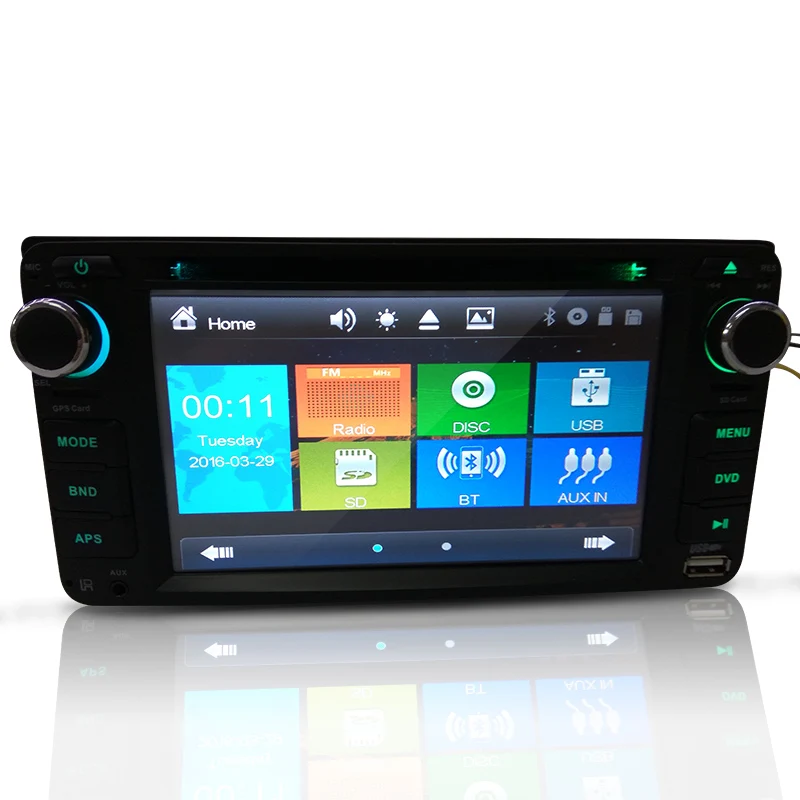 Двойной DIN сенсорный экран Bluetooth стерео радио универсальный автомобильный DVD для