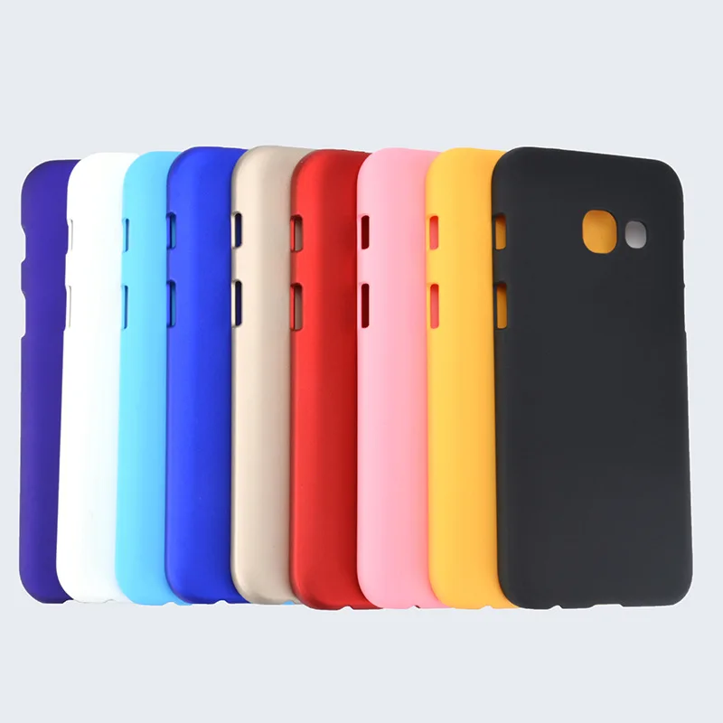 Матовый прорезиненный жесткий пластиковый чехол для Samsung Galaxy A3 A5 A7 J1 J2 J3 J5 J7 Prime 2016