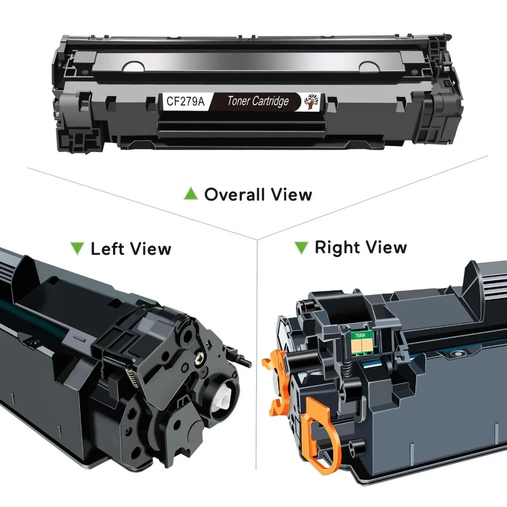 GREENSKY 1PK Черный тонер-картридж CF279A 79A для hp LaserJet Pro M12 M12a M12w M26 M26a M26nw принтера |