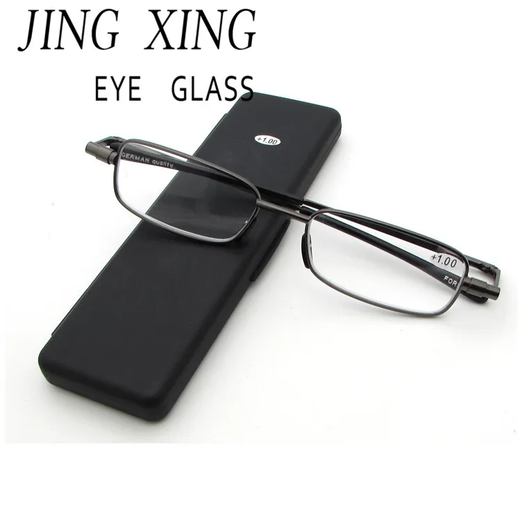 JING Син Новый Дизайн Портативный унисекс модные очки для чтения вращающихся + 1 0 5 2