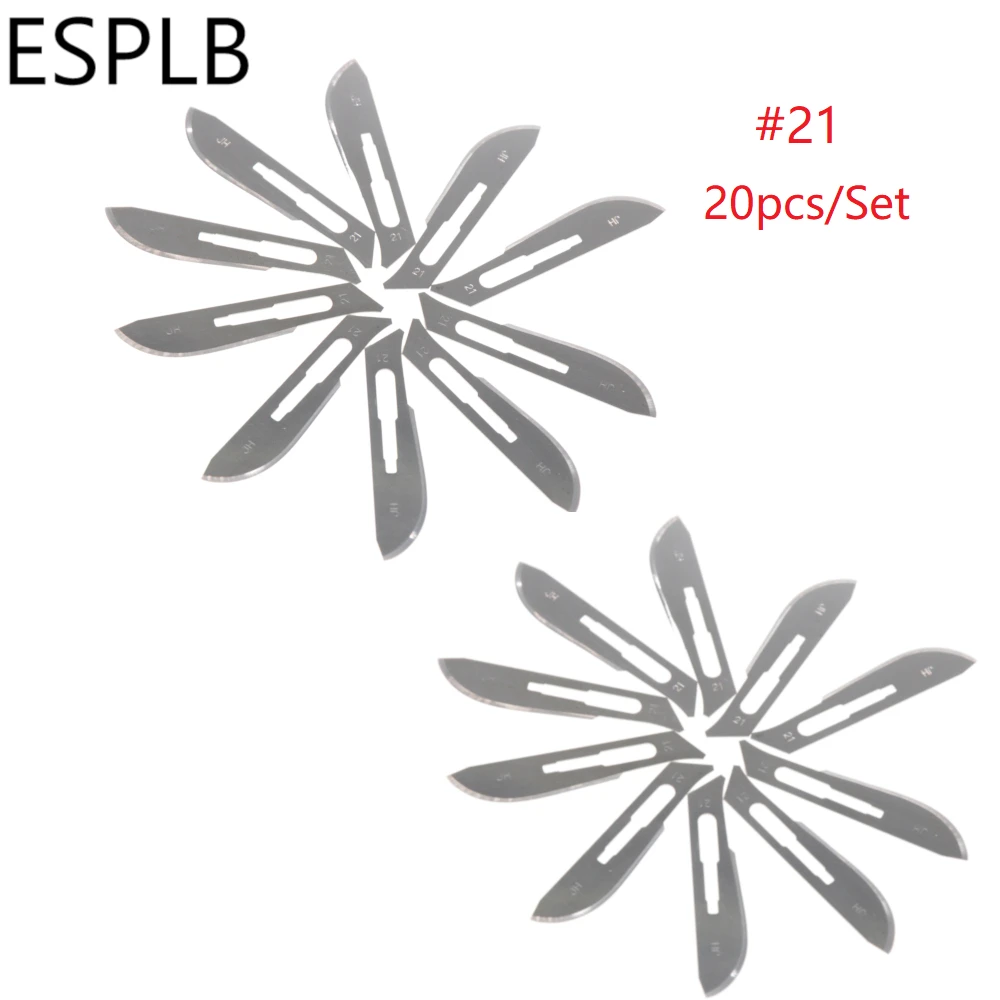 ESPLB #23/22/21/20/11 хирургические лезвия углеродистый стальной скальпель нож для резки +