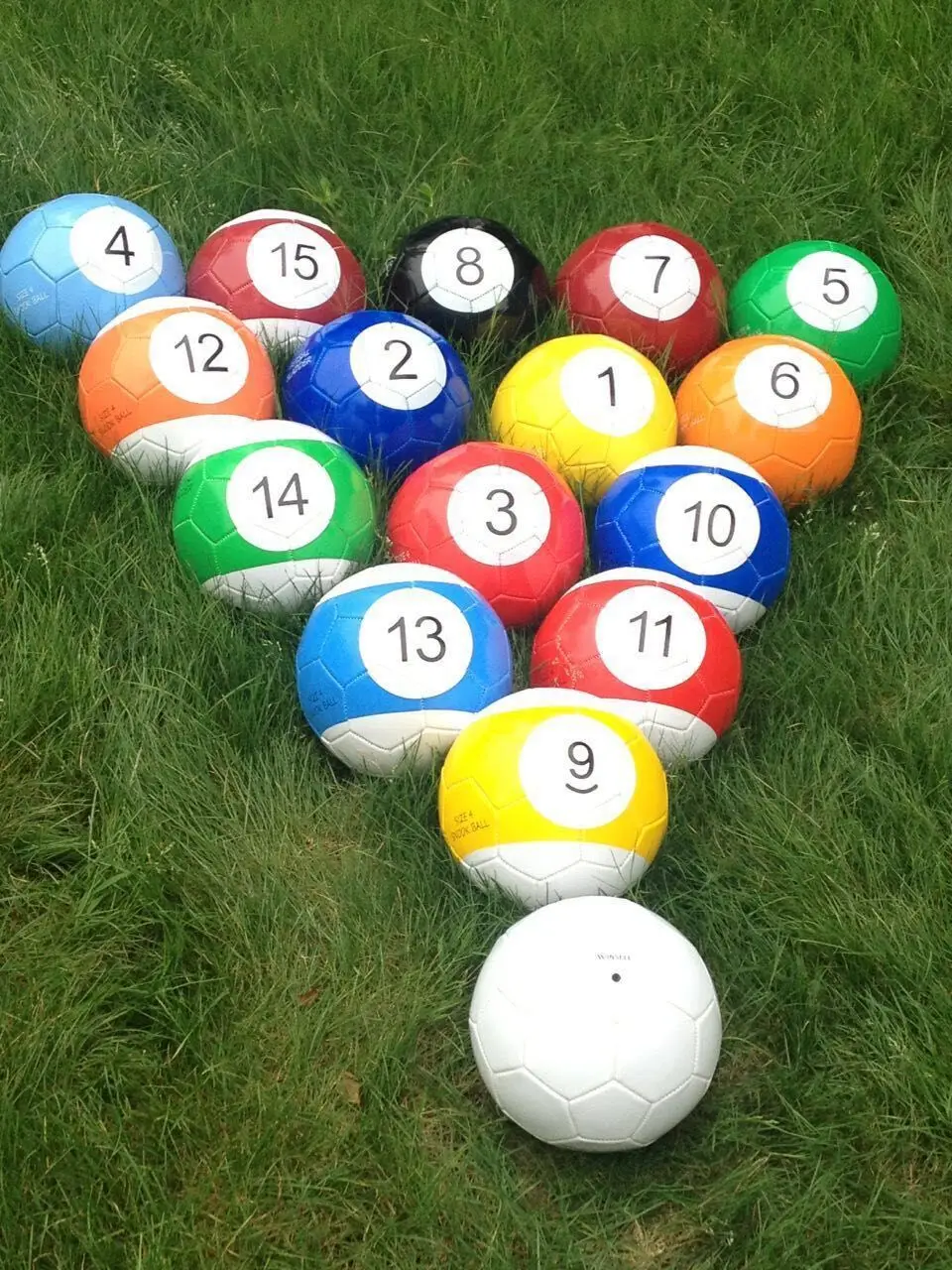 3#16 шт., яркий снукер, футбольный снукер, мяч 7 дюймов в Snookball, игра, огромный бильярд, бассейн, футбол, включает воздушный насос, игрушка, Пул