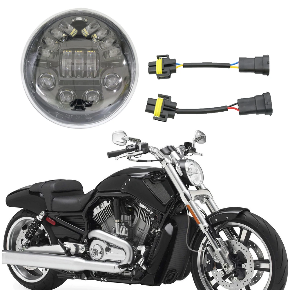 Для V Rod Muscle Night светодиодный фонарь для мотоцикла с белыми ангельскими глазками