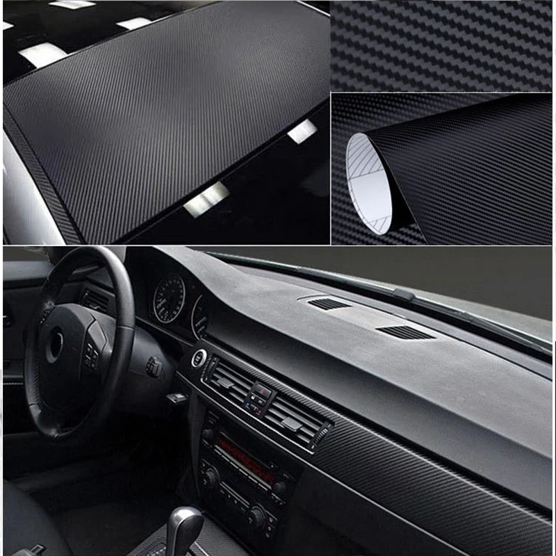 ZDPARTS 3D 30*127 см стайлинга автомобилей углеродного волокна Стикеры 10 видов цветов