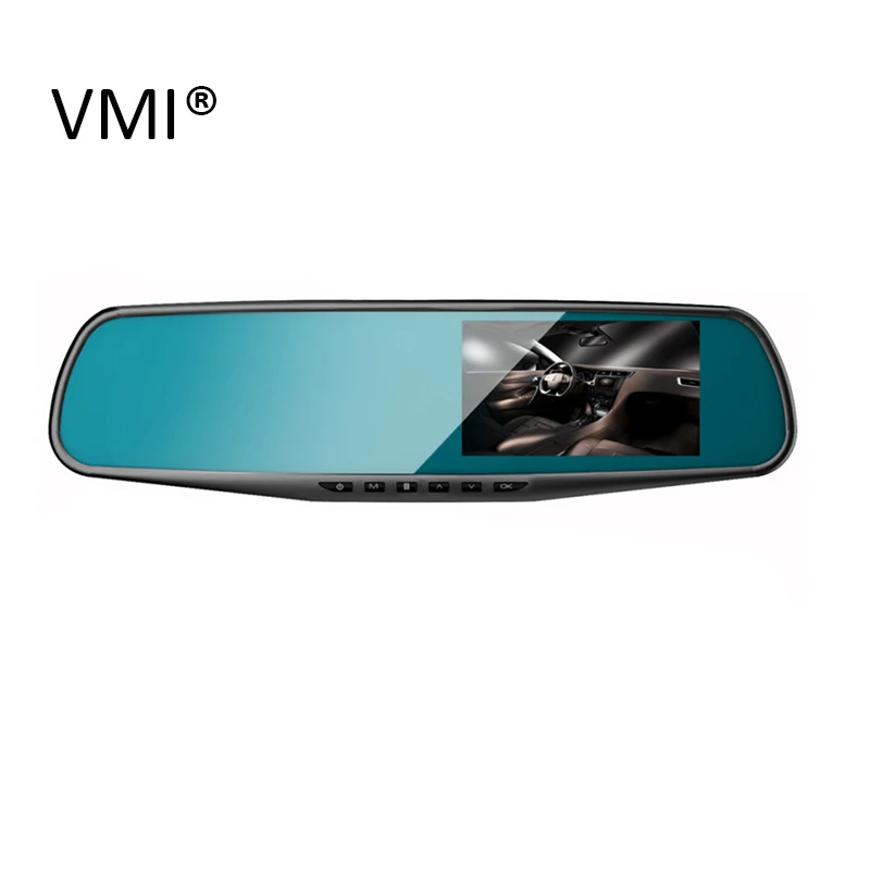 VMI Night Vision Car Dvr Camera Rearview Mirror Digital Video Recorder Auto Camcorder Dash Cam FHD 1080P dual lens DVR | Автомобили и
