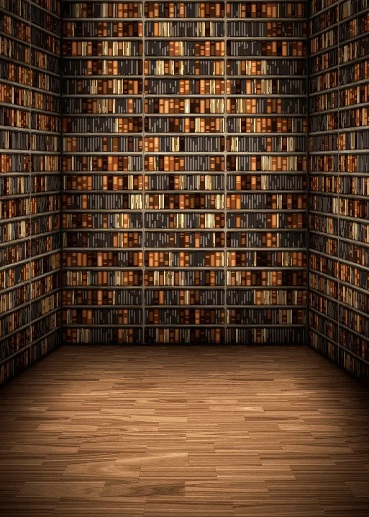 Capisco Ретро фотографии фонов книжная полка деревянный пол 3D фоны для студийной фотосессии компьютерная печать на заказ