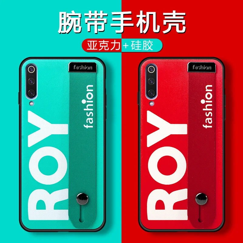 For Xiaomi MI 9 MI9 Case Hard Plastic Wrist Strap for Mi 8 SE Mi8 Band mi lite Fashion |