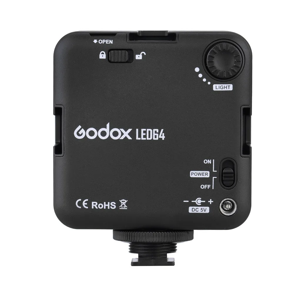 Godox LED64 LED Video Lamp for DSLR Camera Camcorder mini DVR as Fill Light Wedding News Interview Macro photography | Электроника