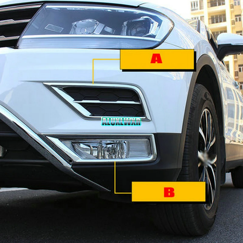 Автомобильный Стайлинг верхний и нижний передний противотуманный светильник