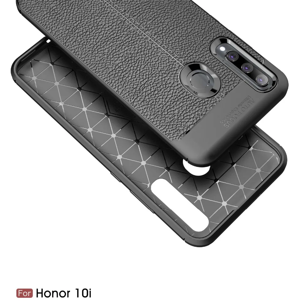 Чехол для телефона Huawei Honor 10i силиконовый чехол из тпу с имитацией кожи 10 i Honor10i |