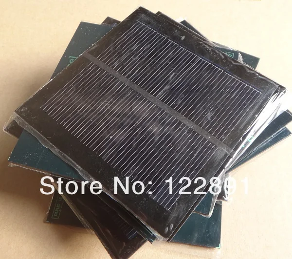Wholesale!1W 5.5V Mini Solar Cell Monocrystalline Panels 98x98MM 180mA For Small Power Appliances 20pcs/lot Free Shipping | Электроника
