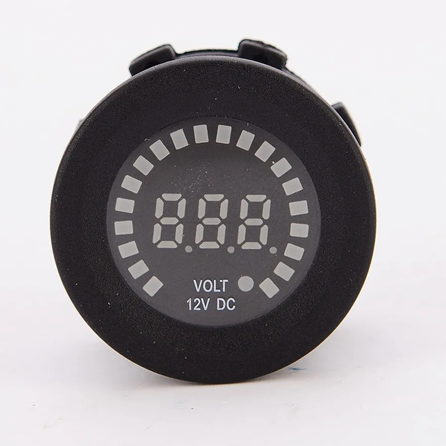 24В 12В мотоцикл RV автомобиль морской лодка вольтметр Водонепроницаемый