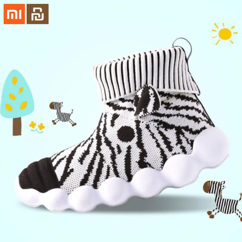 Водонепроницаемая детская повседневная обувь Xiaomi с летающим плетением ботинки