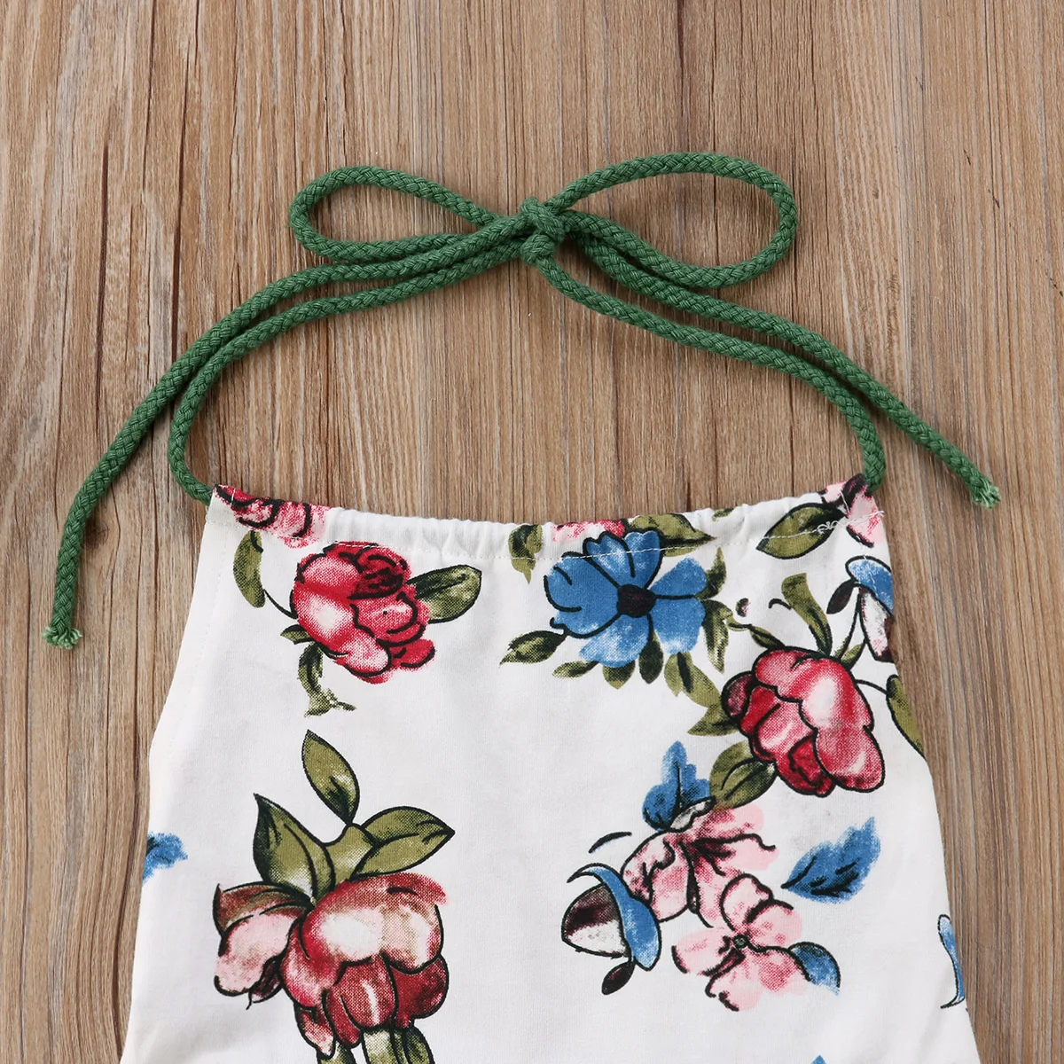 Новинка 2018 одежда для маленьких девочек с цветочным принтом летний костюм модная