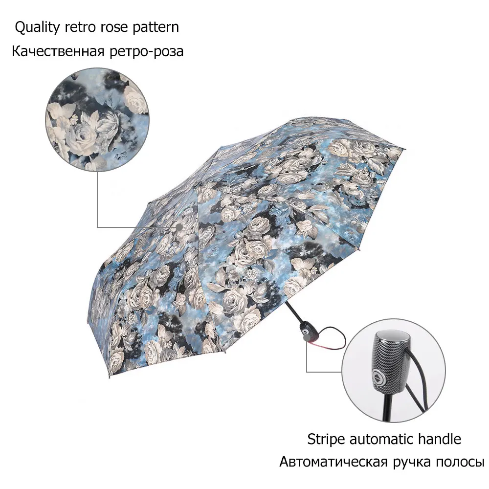 TOPX сильный ветер Творческий Ретро узор красивая картина Для женщин с розами из 3