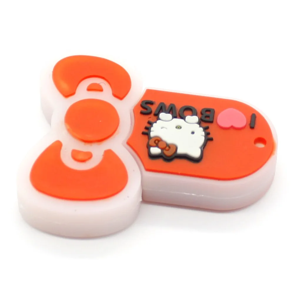 USB флеш накопитель Kitty Cat с бантом 32 ГБ 16 128 м 4 8 64 ГБ|USB флэш-накопители| |