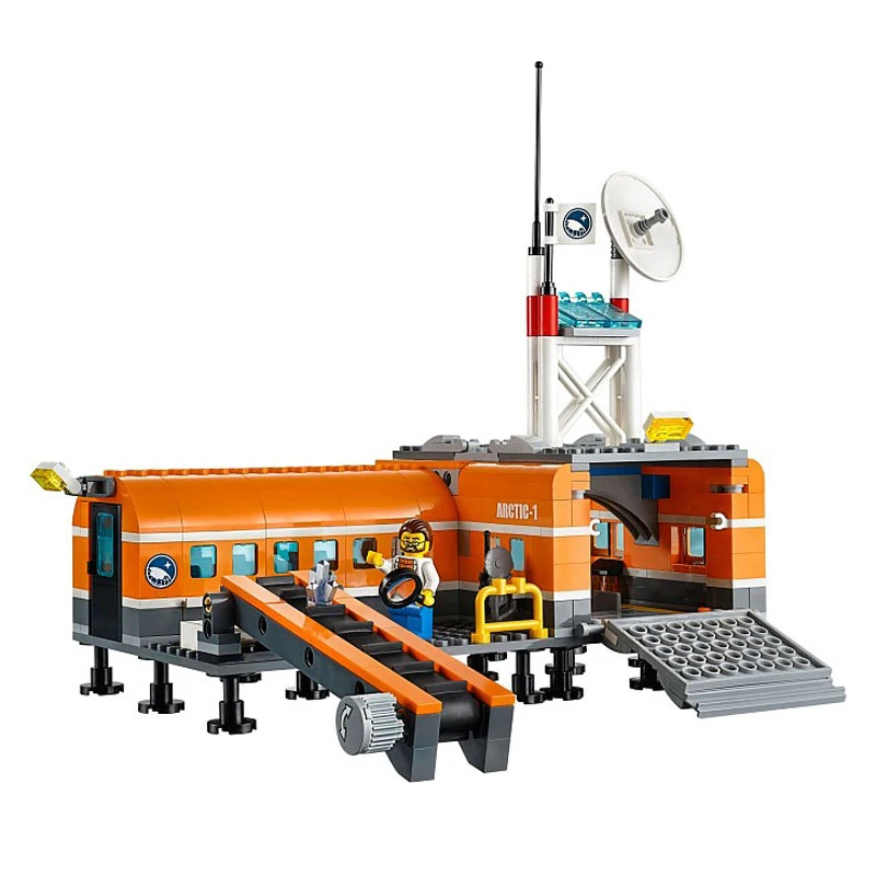 10442 Arctic Base Camp Helicrane строительные блоки набор кирпичей игрушки для детей