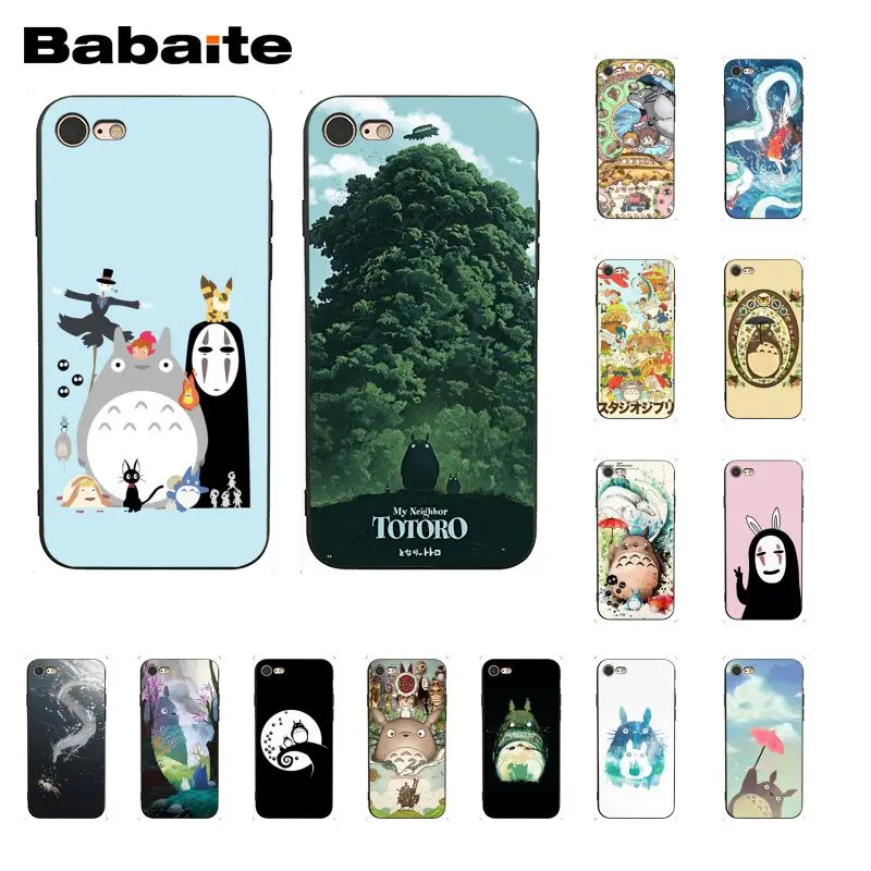 МИЛЫЙ Тоторо Унесенные призраками Ghibli Аниме Чехол для мобильного телефона iPhone 12