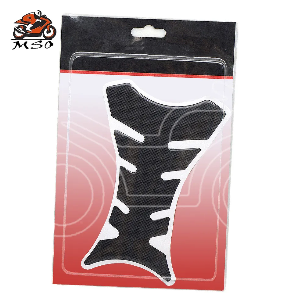 Защитная Наклейка на бак для мотоцикла с газом Feul из углеродного волокна