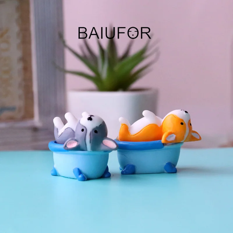 BAIUFOR миниатюры Kawaii собака серии 2 Сказочный Сад миниатюра суккуленты Мини Пейзаж