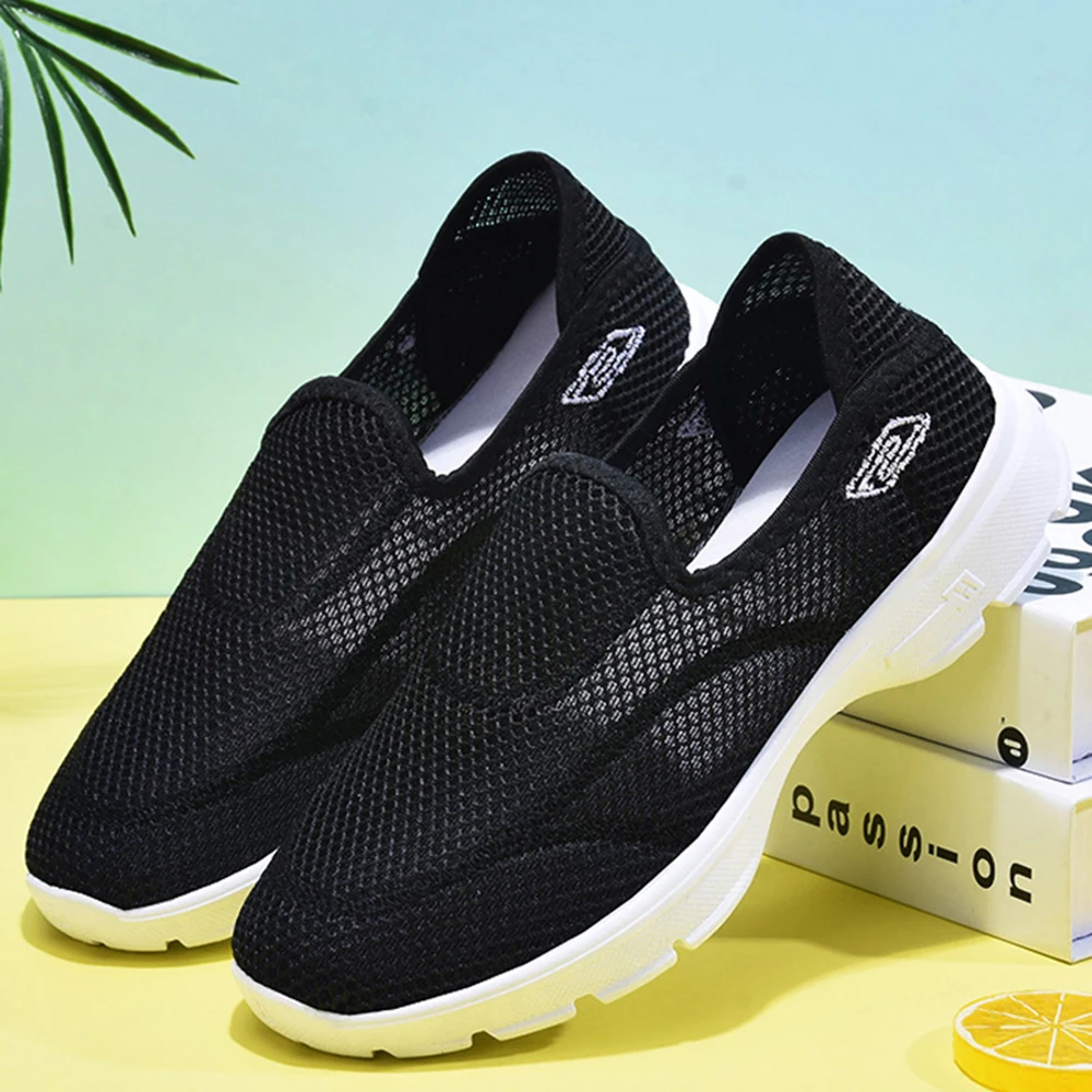 Летние босоножки; Мягкие Летние балетки mocassim feminino; chaussures femmes; дышащие женские кроссовки; B11WA