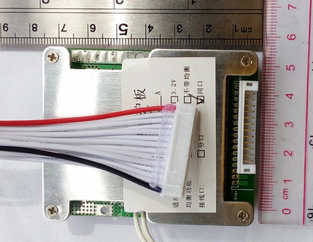 Плата защиты аккумулятора 16S 30A LiFePO4 BMS/PCM/PCB для 16 упаковок аккумуляторных батарей