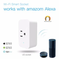 wifi smart home 16atimer us mini smart plug wifi power socket outlet app wireless remote control socket for alexa home echo