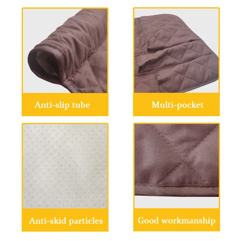 Oversize Storage Bags Anti-Slip Couch Arm Rest Cover Waterproof Sofa Armrest Organizer For Phone,TV Remote Control,Tablet 35