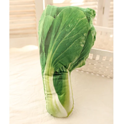 Green vegetable Candice guo плюшевые игрушки овощи диван подушка Кукуруза клубника дуриан лимон брокколи китайская капуста ребенок подарок на день рождения 1 шт - Цвет: Green vegetable
