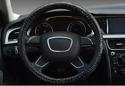 Автомобильный Стайлинг руль покрытой качественным чехлом диаметр 38 см из