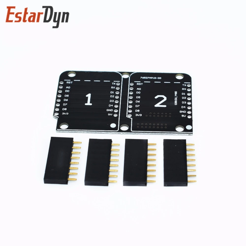 1 компл. Двойная розетка двойное основание щит D1 Mini NodeMCU ESP8266 Diy PCB плата расширения